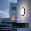 Lampa LED z czujnikiem PIR MACLEAN MCE525 B — zewnętrzna lampa ścienna, aktywowana ruchem przez LED