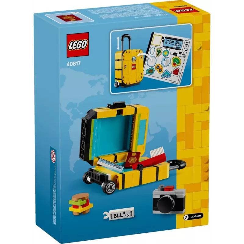 LEGO 40817 Żółta walizka podróżna