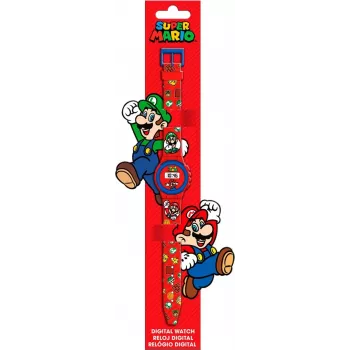 Zegarek dziecięcy Euroswan Super Mario — analogowo-cyfrowy zegarek dziecięcy, model GSM4234
