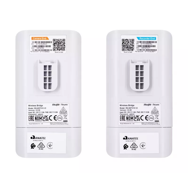 Punkt dostępowy bezprzewodowy Ruijie Networks RG-EST310 V2 867 Mbit/s Biały Power over Ethernet (PoE)