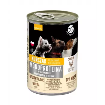 Mokra karma dla psa PetRepublic Monoprotein Chicken 400 g saszetka