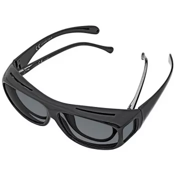 Okulary przeciwsłoneczne WEDO 271 48599 owalne, sportowe, unisex, soczewki polaryzacyjne, nakładki na okulary