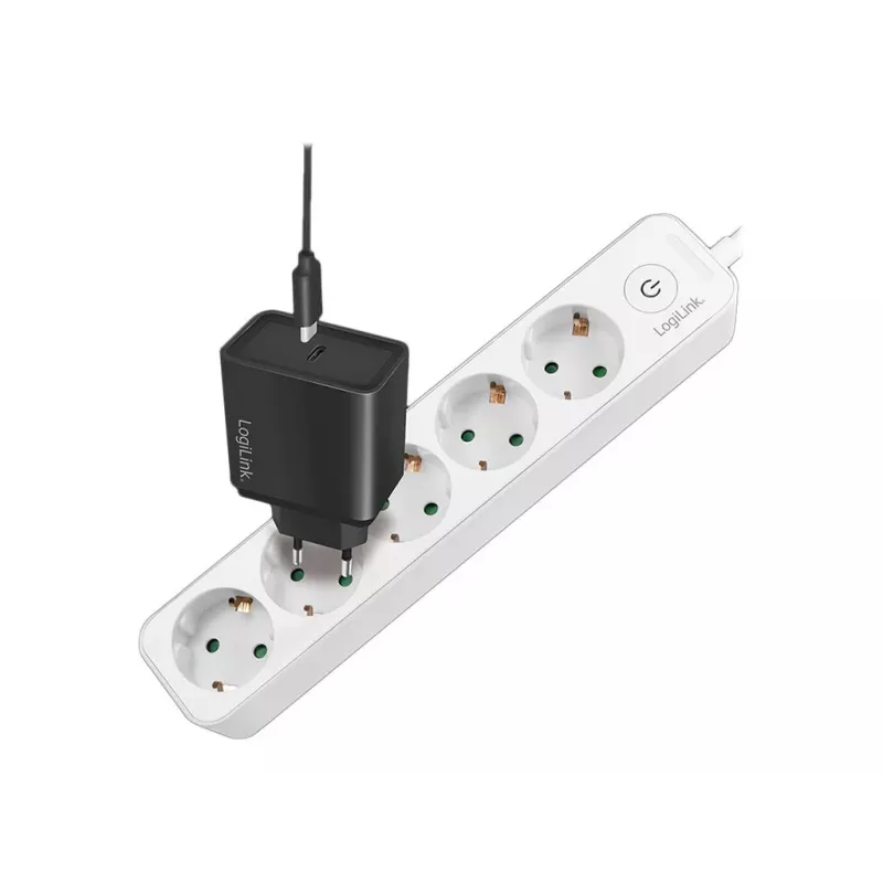 LogiLink LPS246. Kabellänge: 1,5 m, Anzahl der AC-Ausgänge: 5 AC-Ausgänge, Unterstützung von Positionierung: Indoor. AC Eingangsspannung: 250 V, Maxim
