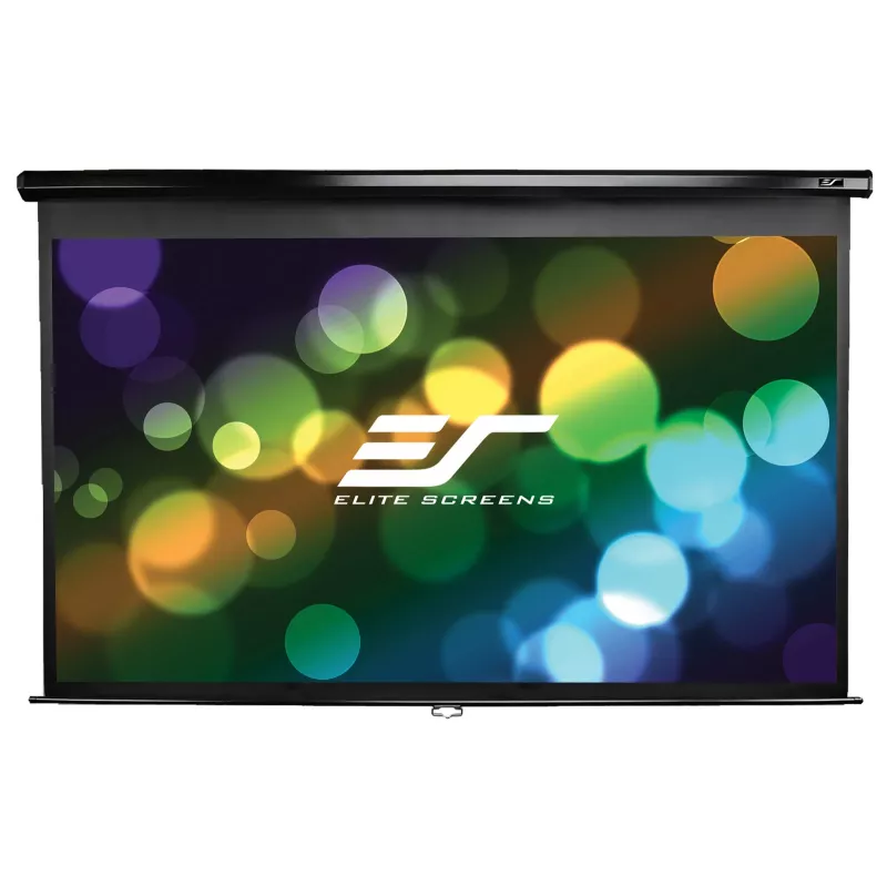 Elite Screens | Manual Series | M119XWS1 | Przekątna 119 cali | 1:1 | Szerokość obrazu (W) 213 cm | Biały