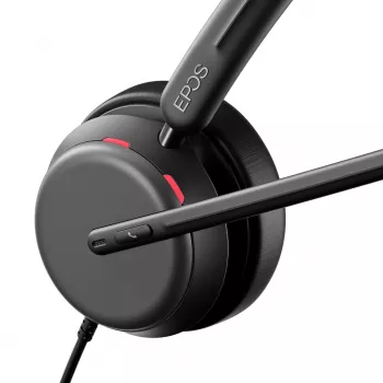 EPOS IMPACT 860 ANC Słuchawki przewodowe z pałąkiem na głowę do biura/centrum telefonicznego USB Type-C Czarny