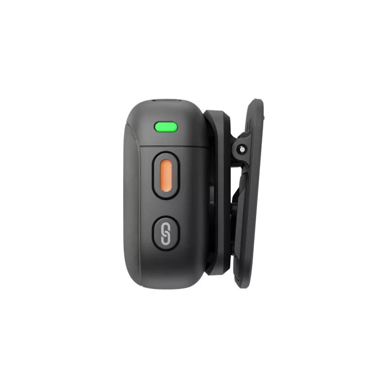Bezprzewodowy nadajnik bodypack DJI MIC 3 — kompaktowy przenośny nadajnik mikrofonowy, Czarny/Szary