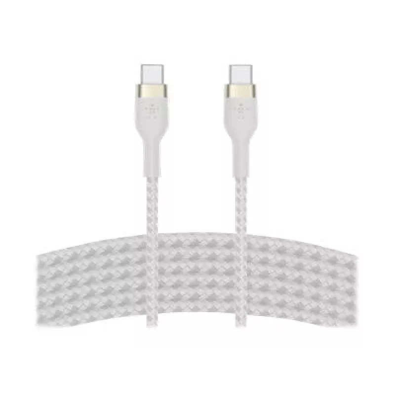 Belkin BOOSTCHARGE PRO Flex Kabel USB 3 m USB 2.0 USB C Biały (CAB011BT3MWH)