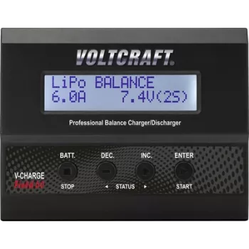 Ładowarka akumulatorowa Voltcraft V-Charge 60 12V 6A — wielofunkcyjna ładowarka do akumulatorów kwasowo-ołowiowych 12 V