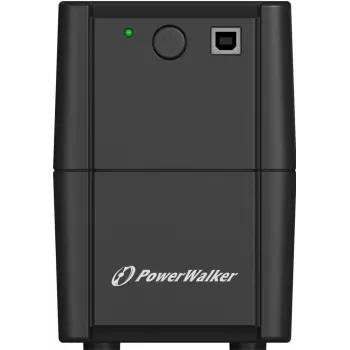PowerWalker 10121070 zasilacz awaryjny (UPS) Line-Interactive 0.85 kVA 480 W 2 gniazda wyjściowe AC