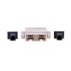 Adapter światłowodowy Extralink SC/UPC wielomodowy duplex, gniazdo–gniazdo, szary
