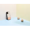 Etui ochronne na telefon man and wood do iPhone 12 Pro Max — różowy kwiat na czarnym