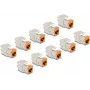 Moduł keystone DeLOCK 88117 Płaski RJ-45 Pomarańczowy 10 szt.