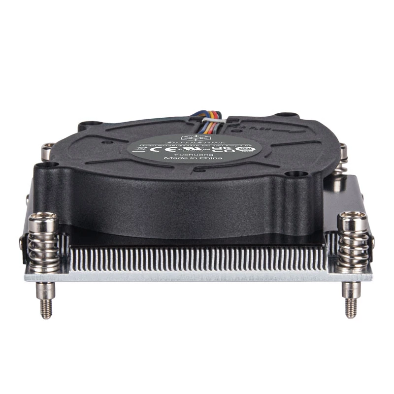 Chłodzenie procesora SILVERSTONE SST-XE01-1700A — wentylator 8 cm, 1000–5500 RPM, podwójne łożysko kulkowe, czarny