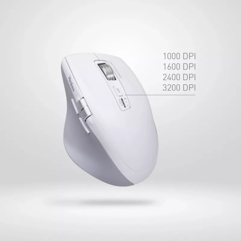 Mysz bezprzewodowa YENKEE 2095WH SPIN DUAL Smart Flying Scroll