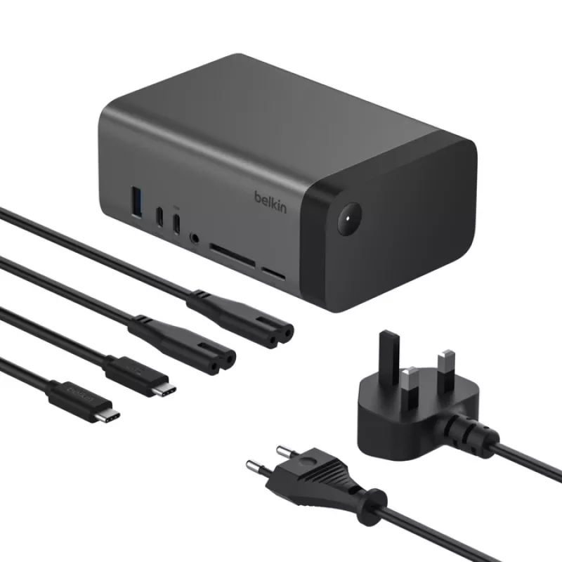 USB Hub Belkin Connect USB Type-C 10000 Mbit/s Szary