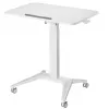 Mobilny stolik pod laptopa MACLEAN MC-453W z pneumatyczną regulacją wysokości, maks. wysokość 109 cm