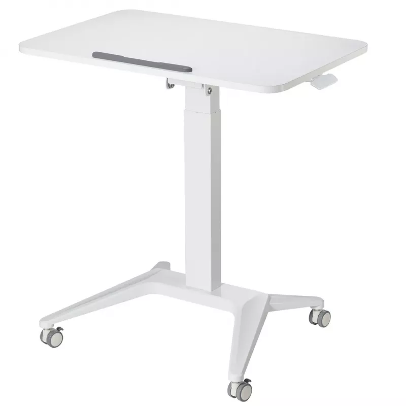 Mobilny stolik pod laptopa MACLEAN MC-453W z pneumatyczną regulacją wysokości, maks. wysokość 109 cm