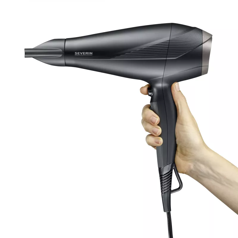 Severin HT 0167 suszarka do włosów, 2300 W, czarny/srebrny
