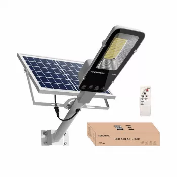 Lampa solarna Superfire FF5-A 63W 500lm — zewnętrzne oświetlenie LED zasilane energią słoneczną, model FF5-A