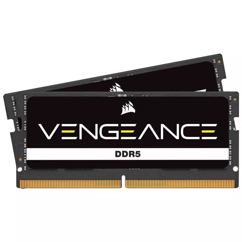 SO-DIMM 64 GB DDR5-4800 (2x 32 GB) Dual-Kit, Memory Czarny, CMSX64GX5M2A4800C40, Vengeance