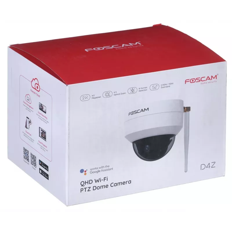 Foscam D4Z Bulb IP kamera bezpieczeństwa Wewnętrzna i zewnętrzna 2304 x 1536 piksele Sufitowa
