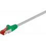 Wentronic goobay - Kabel krosowany - RJ-45 (M) do RJ-45 (M) - 7,5 m - SFTP, PiMF - CAT 6 - wtryskiwany, bez zaczepów - szary, zielony (33280)