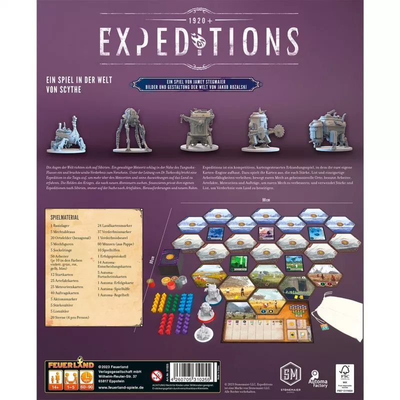 Expeditions, gra planszowa
