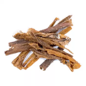 Przysmak dla psa BULT Flaki jagnięce 100 g — jednoskładnikowy suszony naturalny przysmak, monoproteinowy, 65,8% białka
