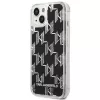 Karl Lagerfeld KLHCP14MLMNMK iPhone 14 Plus 6.7 hardcase czarny / czarny Liquid Glitter Monogram
