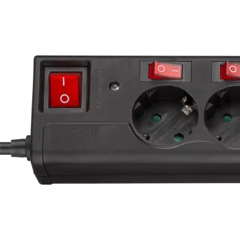 Listwa zasilająca z ochroną przeciwprzepięciową Goobay 72567 6 gniazd AC kabel 1,5 m