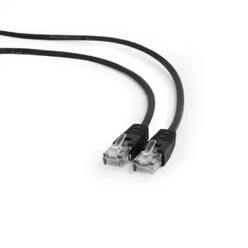 Kabel krosowy CAT5E UTP 7,5M/CZARNY PP12-7.5M/BK GEMBIRD