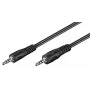 Wentronic Goobay Przewód połączeniowy jack 3,5 mm, czarny, 2,5 m - wtyk jack 3,5 mm (3-pin, stereo) > wtyk jack 3,5 mm (3-pin, stereo) (50449)