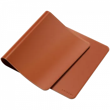 Podkładka pod mysz Satechi Vegan-Leather Premium Desk Mat Brązowa ST-LPDMN