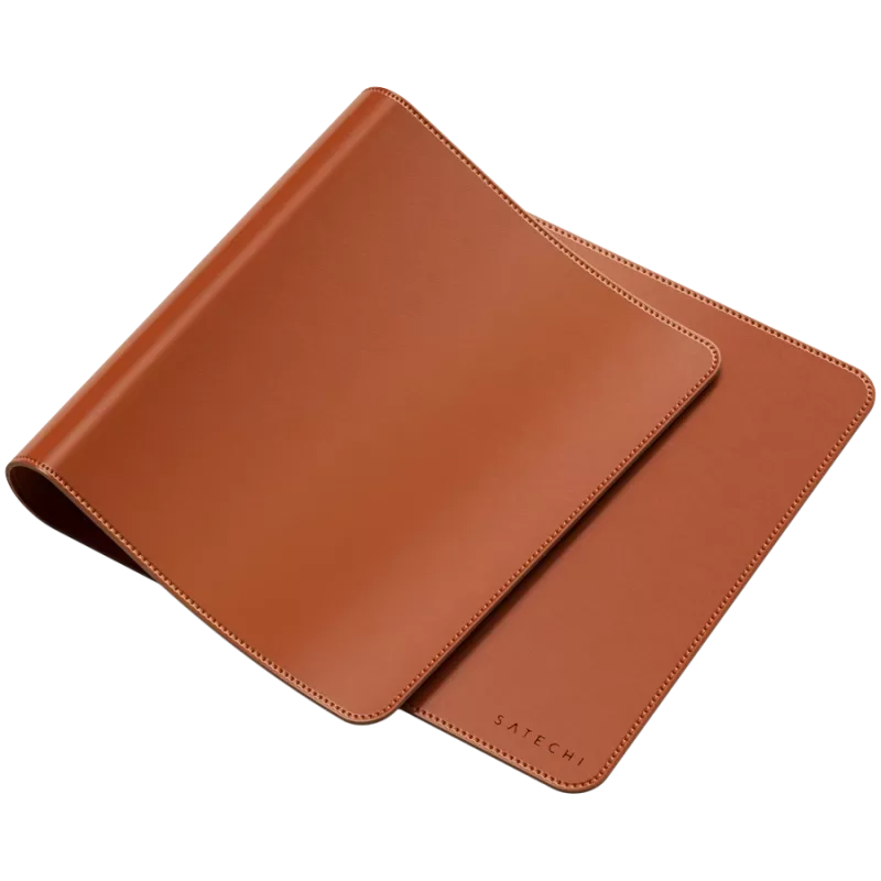 Podkładka pod mysz Satechi Vegan-Leather Premium Desk Mat Brązowa ST-LPDMN