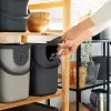 Rotho Albula 25 L prostokątny pojemnik do przechowywania/na odpady, cappuccino, technopolimer, 25 L, 400×235×340 mm