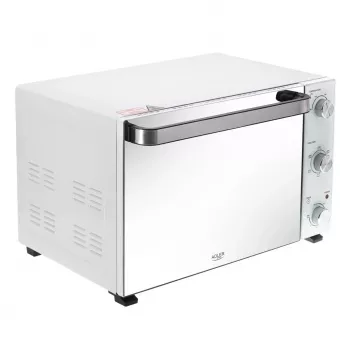 Elektryczny piekarnik stołowy Adler AD 6027, pojemność 48 L, 1800 W, biały