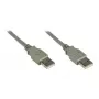Kabel USB 2.0 Good Connections A-A szary 3m