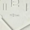 NeXtime 3096WI - Zegar ścienny - kwarcowy - okrągły - biały - drewno - drewno