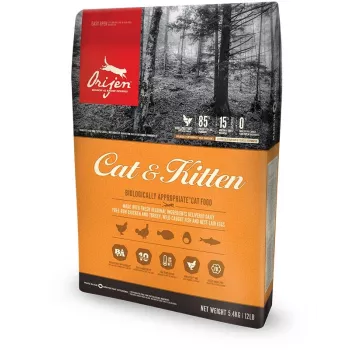 Orijen Cat & Kitten karma sucha dla kotów Chicken, Fish, Turkey 340 g