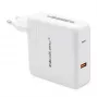 Qoltec GaN Charger FAST 108W | 5-20V | 3-4.7A | USB C | Biały