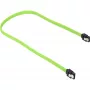 Kabel SATA Sharkoon SATA 3 0.3m 7-pin Czarny Zielony