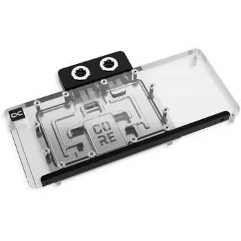 Blok chłodzący Alphacool Core RX 9070 XT Mercury przezroczysty chrom z backplate'em