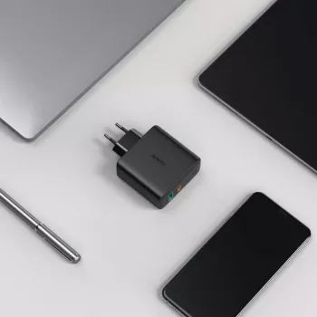 Ładowarka ścienna PA-D3 2xUSB Power Delivery (1xUSB+1xUSB C) 5,4A 60W Dynamic Detect