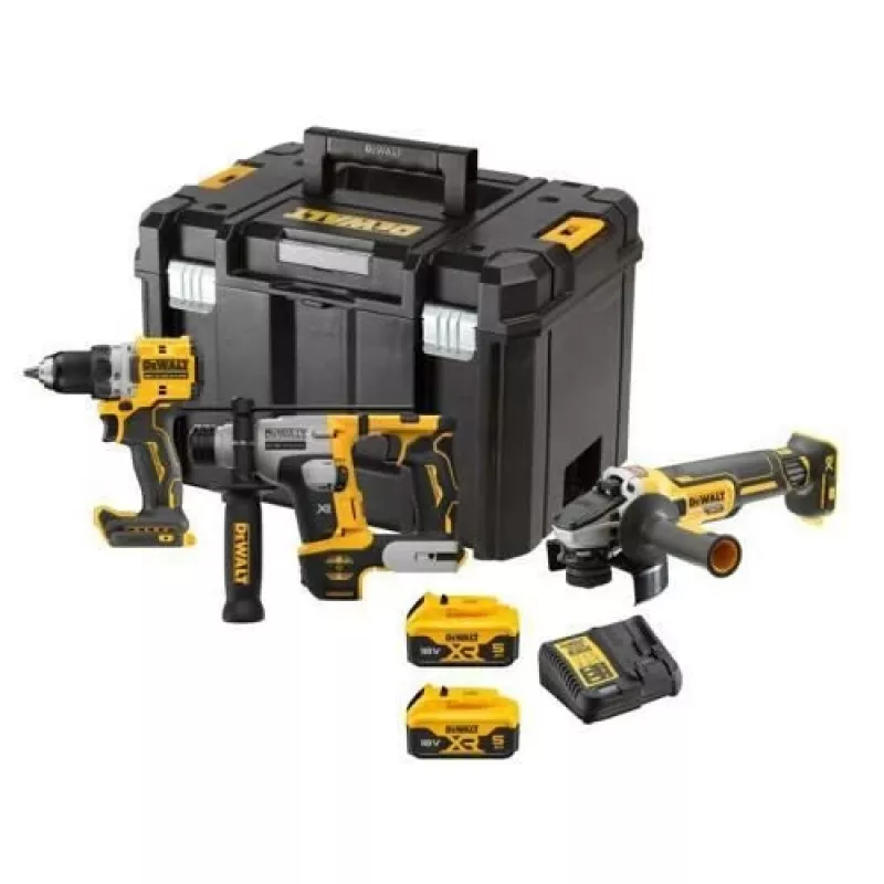 Wkrętarka akumulatorowa/zakrętarka udarowa DeWALT DCK355P2T-QW 18V 2x5Ah