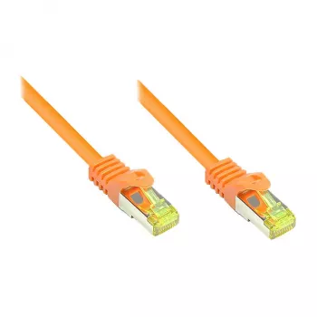 Good Connections kabel krosowy m. Cat.7 przewód instalacyjny pomarańczowy 0,15m