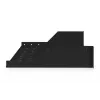Digitus | Półka stała 2U do szaf rack | DN-19 TRAY-2-SW | Czarna | Idealna do przechowywania komponentów nieprzystosowanych do standardu 483 mm (19 inch). Smukła konstrukcja zajmująca miejsce 2 jednostek wysokości. Łatwy i szybki montaż oraz demontaż. Wymiary