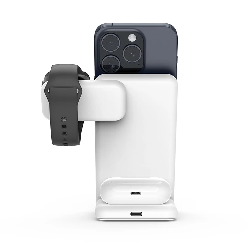 Ładowarka bezprzewodowa 3w1 MagSafe do iPhone, Apple Watch i AirPods Crong