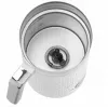 Automatyczny spieniacz do mleka Adler AD 4494 Metaliczna Biel — 130 ml pianki, 300 ml podgrzewania, 500 W