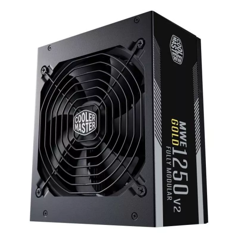 Cooler Master MPE-C501-AFCAG-EU MWE Gold V2, ATX 1250W, RTX Ready, Modular, 140mm, Czarny