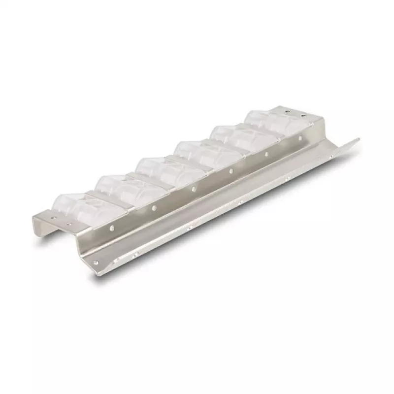 Uchwyt keystone 12-portowy uchylny do montażu w szafie 10-calowej i 19-calowej/na ścianie, DELOCK 67040, metal/tworzywo, srebrny, 77×222×27 mm